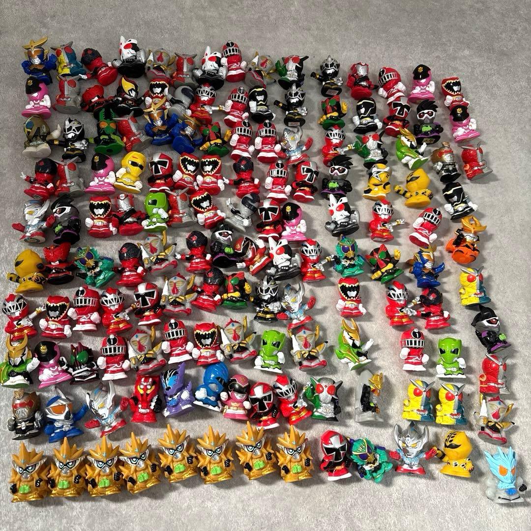 仮面ライダー　戦隊モノ　ウルトラマン　ソフビ　143体セット 仮面ライダー 戦隊モノ ウルトラマン ソフビ 143体セット