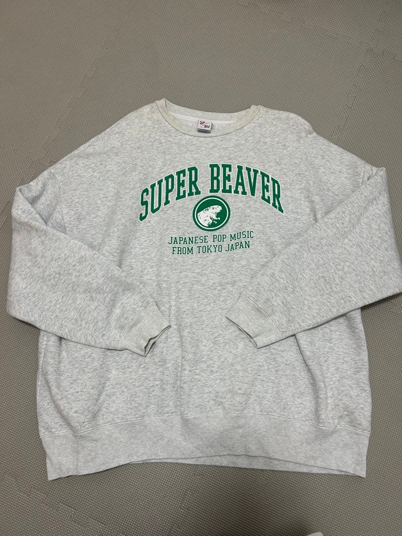 SUPER BEAVER グレー スウェット XL - メルカリ