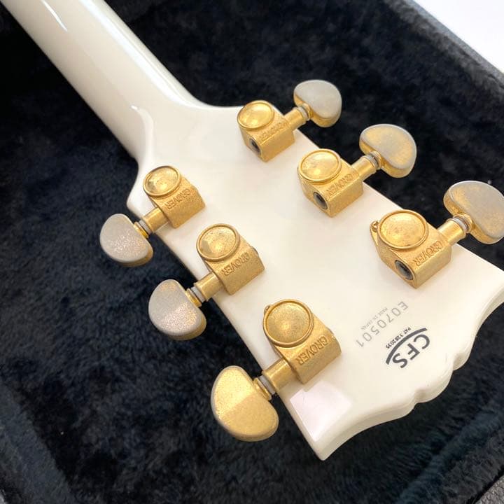 国産フジゲンメイド/贅沢な仕様】Coolz ZLC-1 レスポールカスタム 白