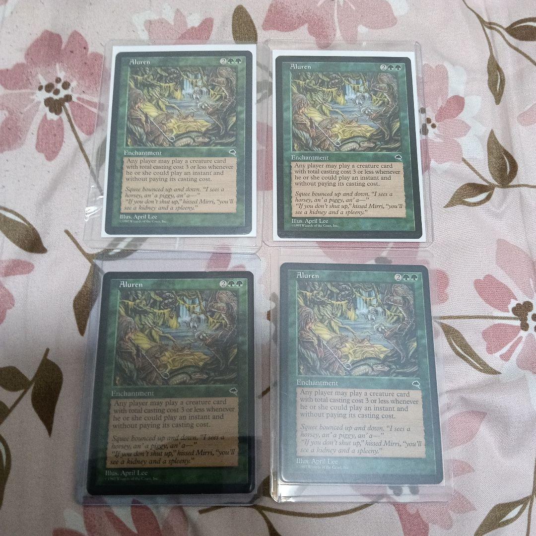 4枚セット】【再録禁止カード】魔の魅惑TMP版 英語版 - メルカリ