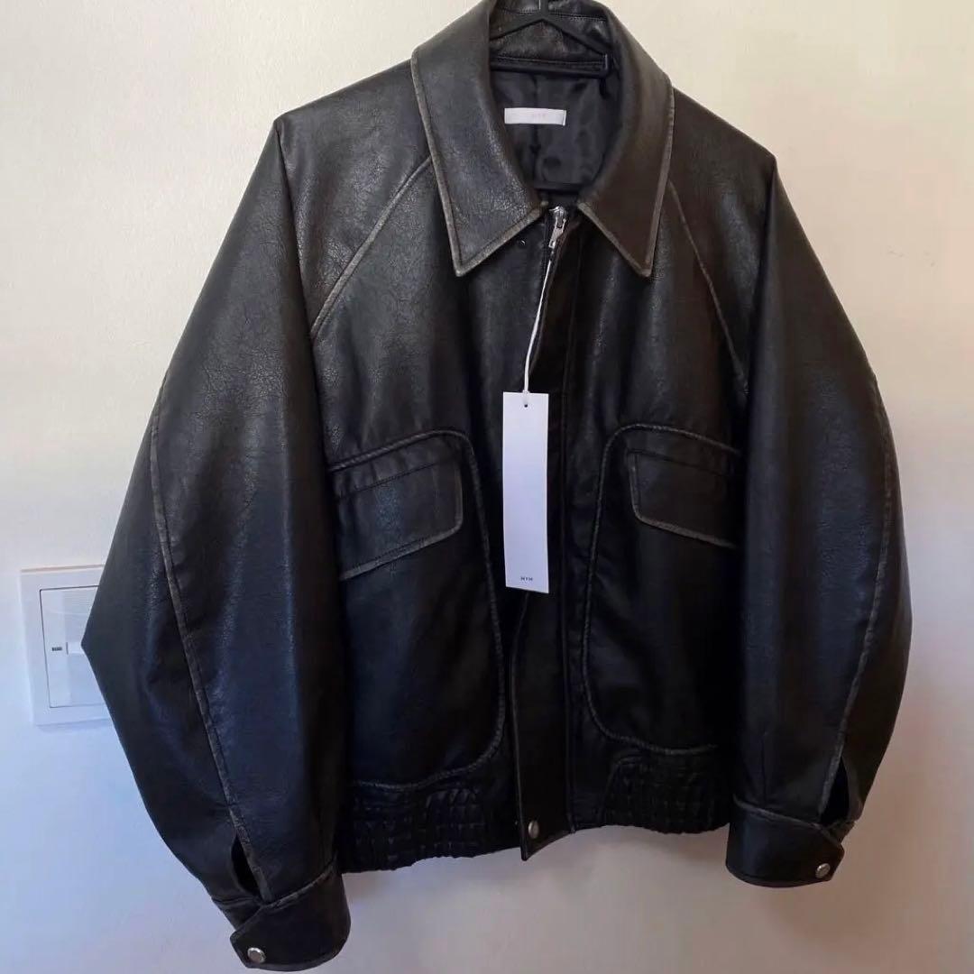 WYM 短丈 レザージャケット asclo nugu musinsa zara - メルカリ