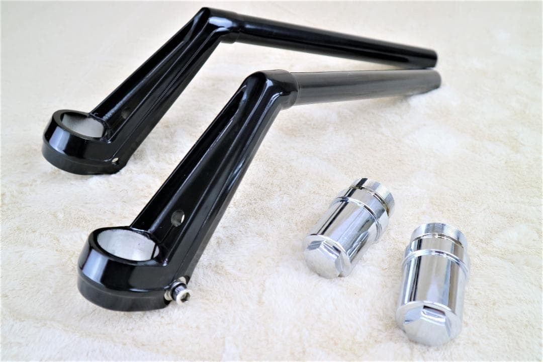 VFハン 黒 ハンドル＋延長キット② / ZRX400Ⅱ ゼラペケ ZR400E - メルカリ