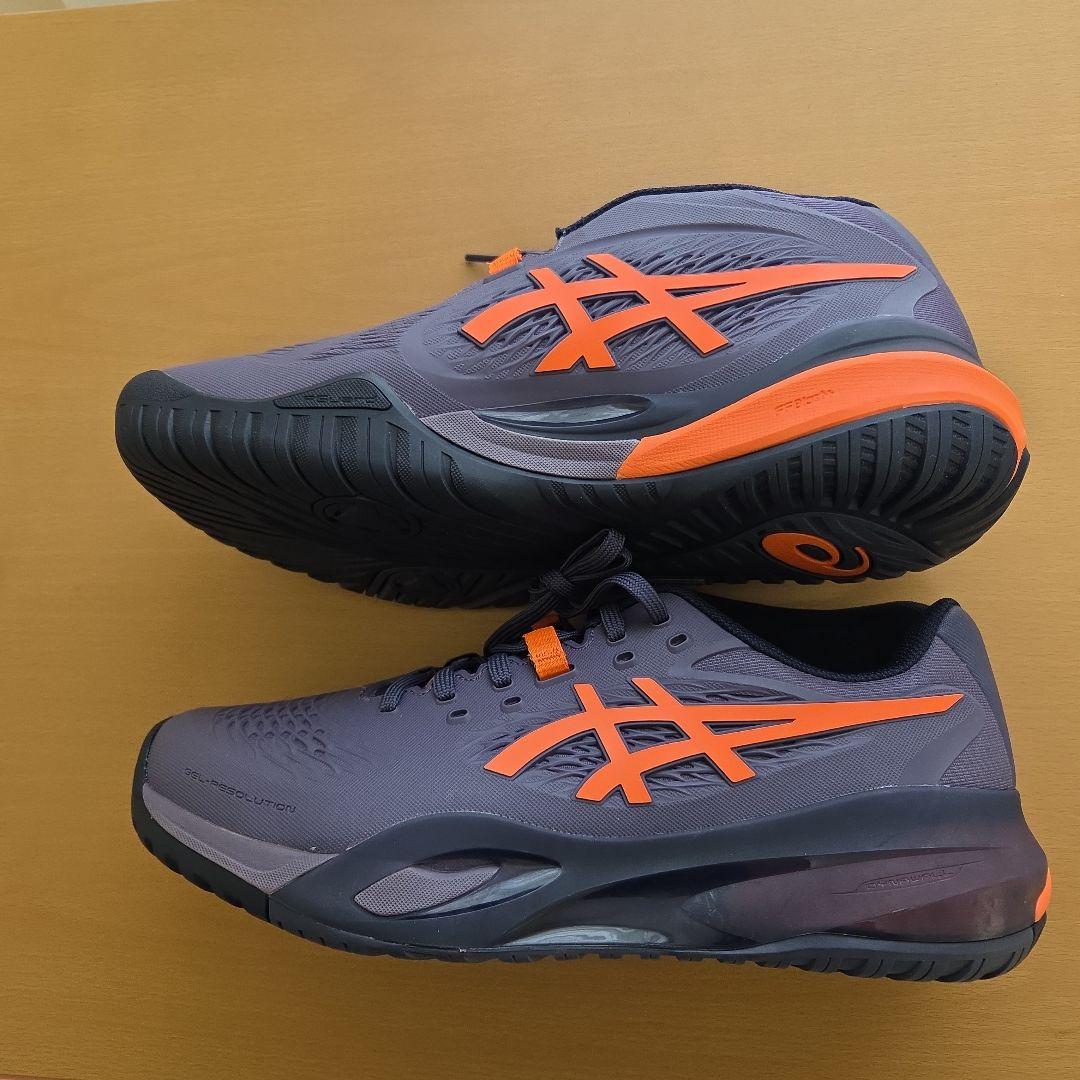 26.5cm WIDE ゲルレゾリューション10オールコート 新品テニスシューズ