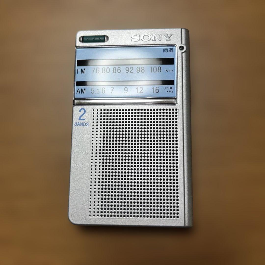 美品★SONY FM/AMラジオ　ICF-T46