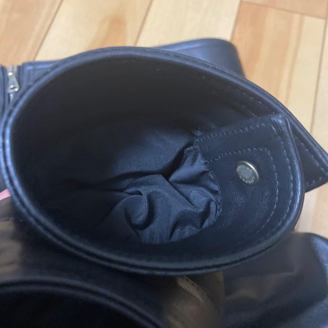 EMMETT ユリゴールドシングルライダースジャケット48