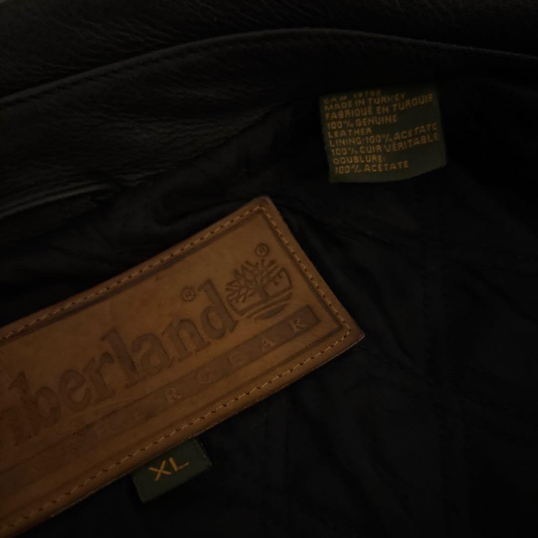 timberland レザー カーコート - メルカリ