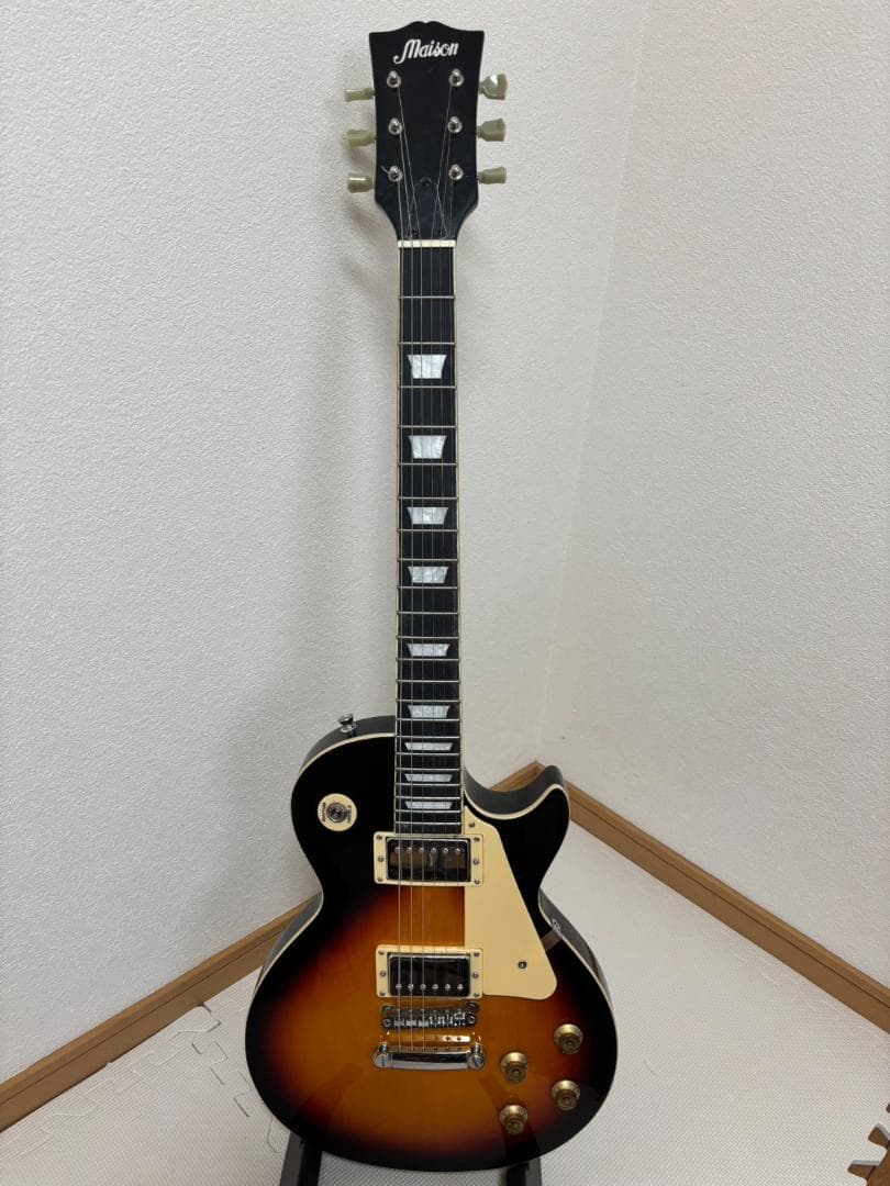 Maison メイソン エレキギター レスポールタイプ ブラウン 51fE2Dg5NXL.jpg
