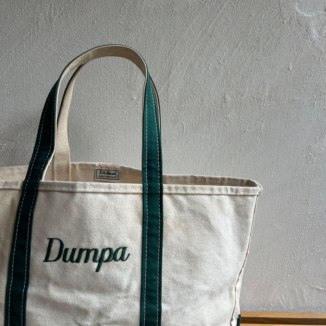 90S L.L.Bean ロングハンドル トートバッグ グリーン ラージ