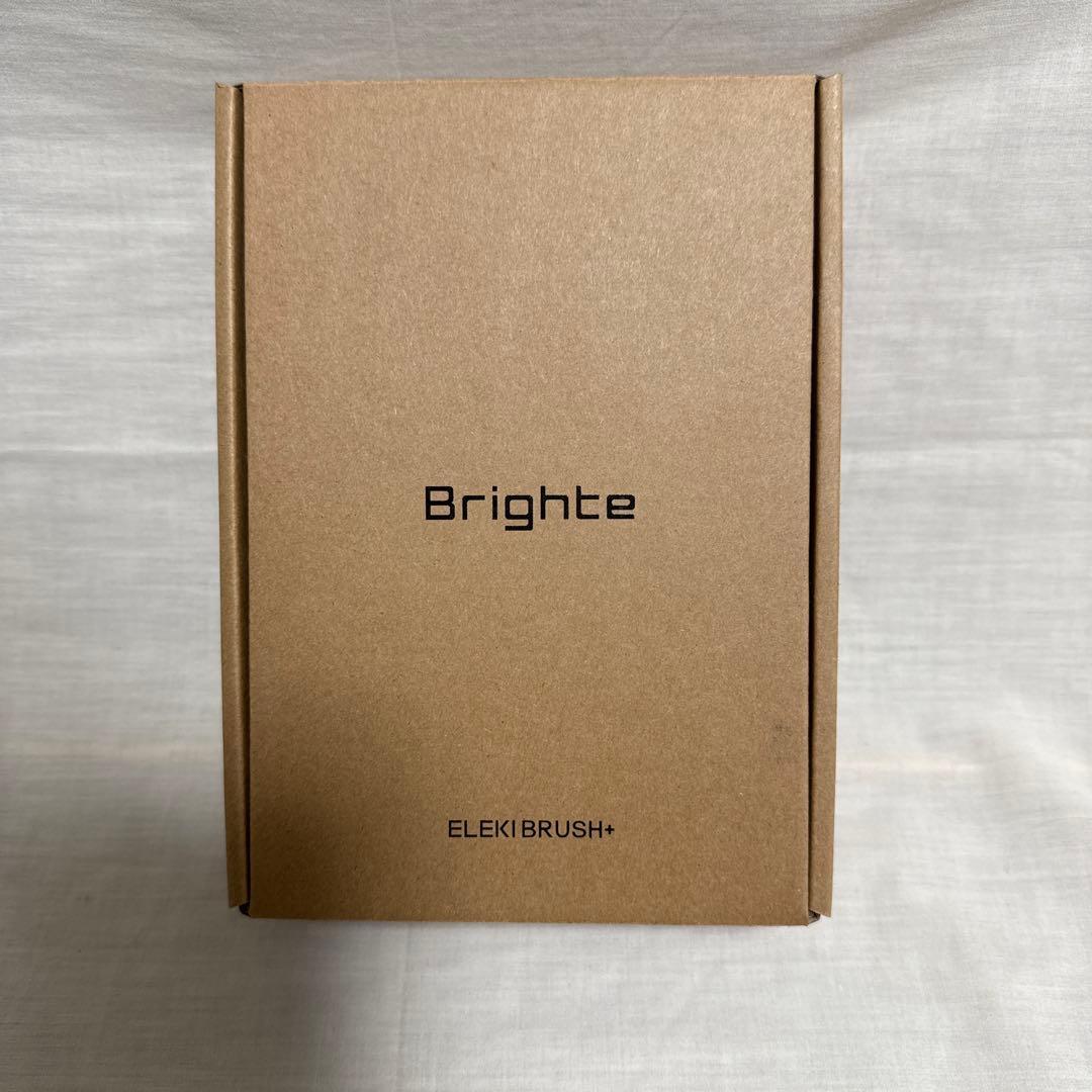 ブライト　エレキブラシプラス　Brighte ELEKI BRUSH＋新品未使用 ブライト ブラシ型美顔器 Brighte ELEKI BRUSH+ (ブライト エレキ