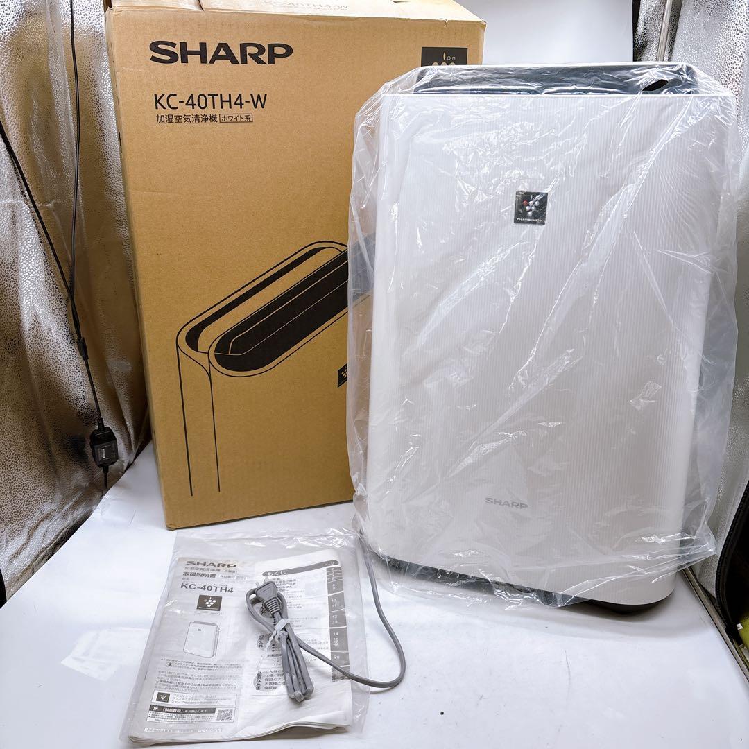 店頭展示品 SHARP 空気清浄機 KC-40TH4-W ホワイト プラズマクラスター シャープ 加湿空気清浄機 KC-40TH4-W（ホワイト系