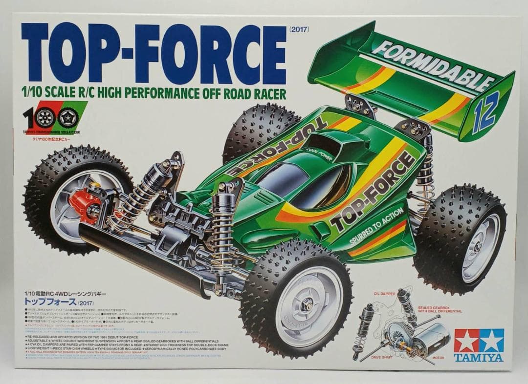 タミヤ 1/10 電動RCカー No.50 トップフォース (2017) - メルカリ
