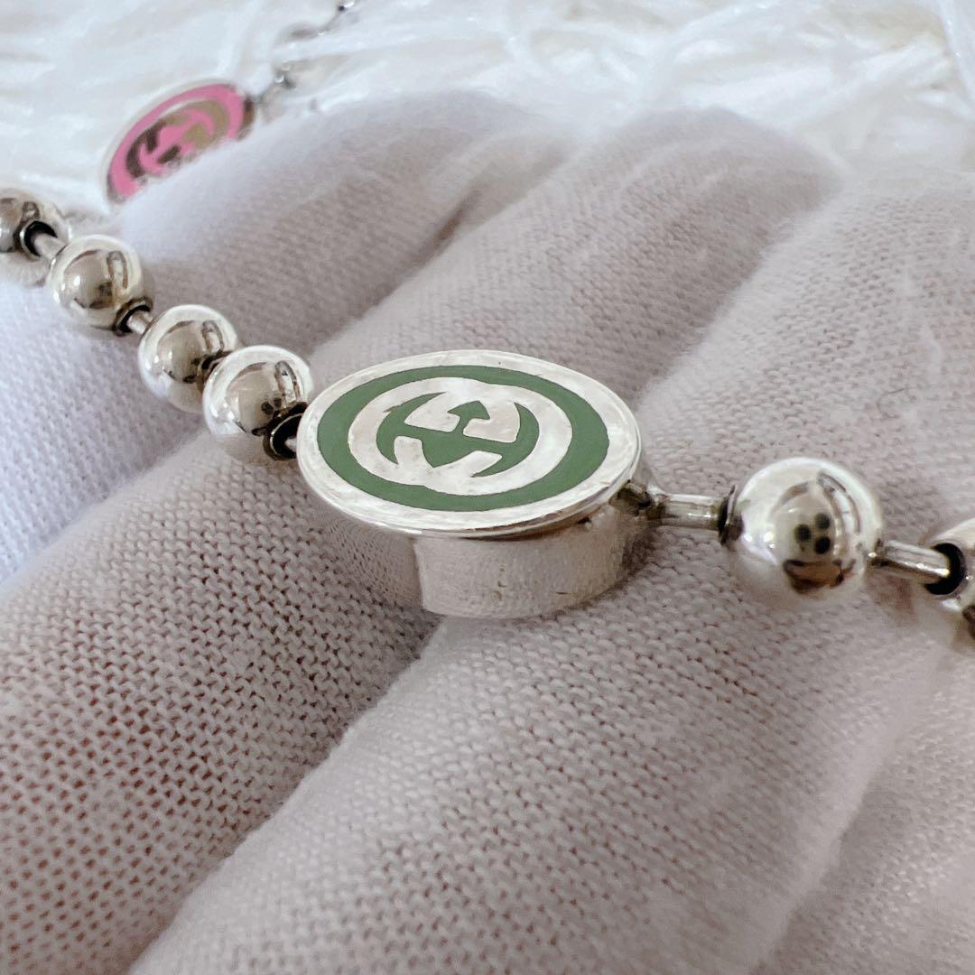 希少✨極美品 グッチ インターロッキングG ボールチェーン ネックレス