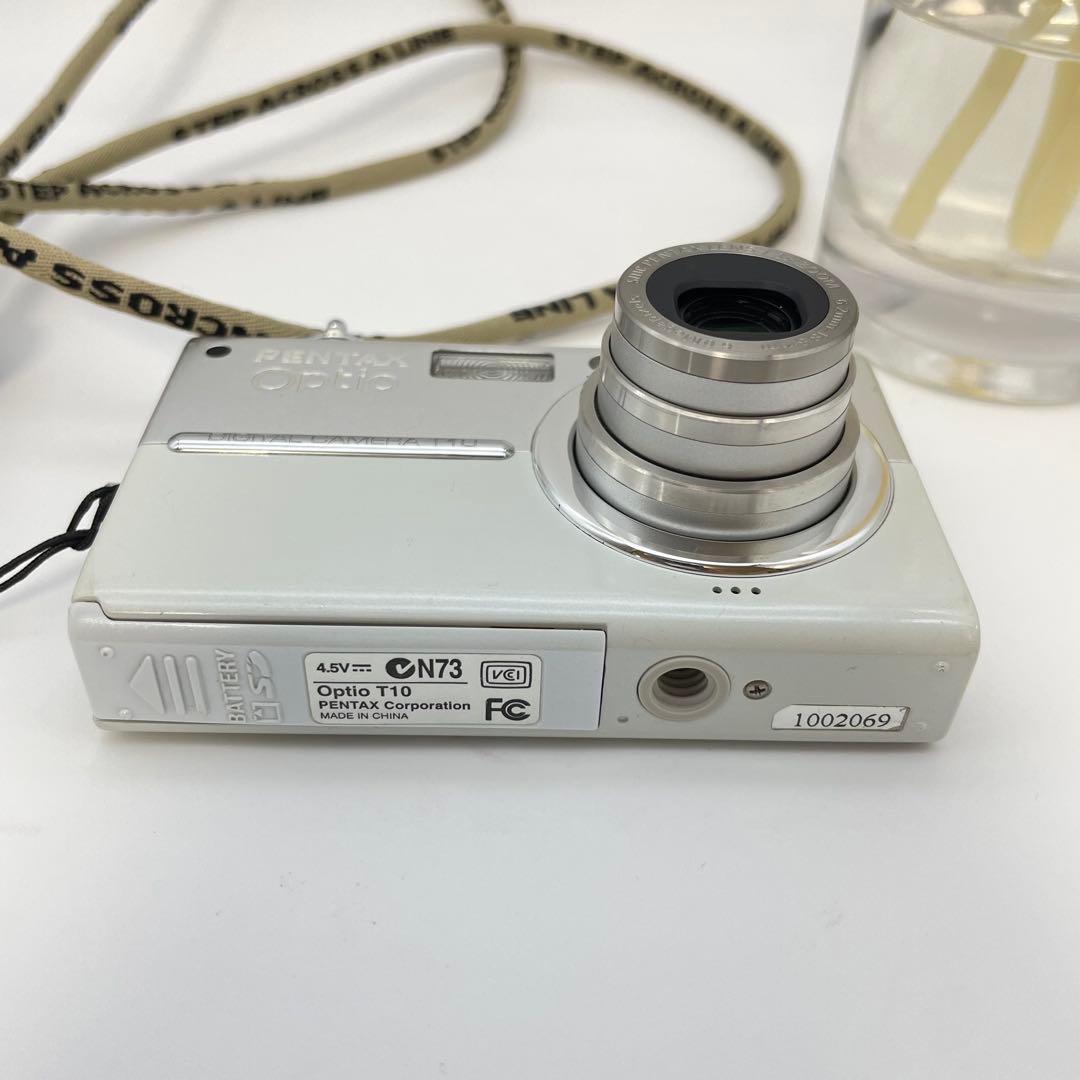 動作確認済✨PENTAX Optio T10✨スマホ転送OK ツートンカラー♪ - メルカリ
