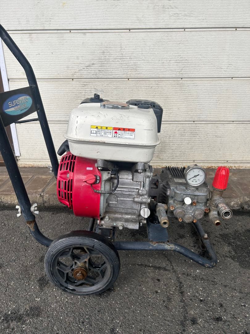 KT1 ★スーパー工業 エンジン式高圧洗浄 SEC-1310-2N-TA セット
