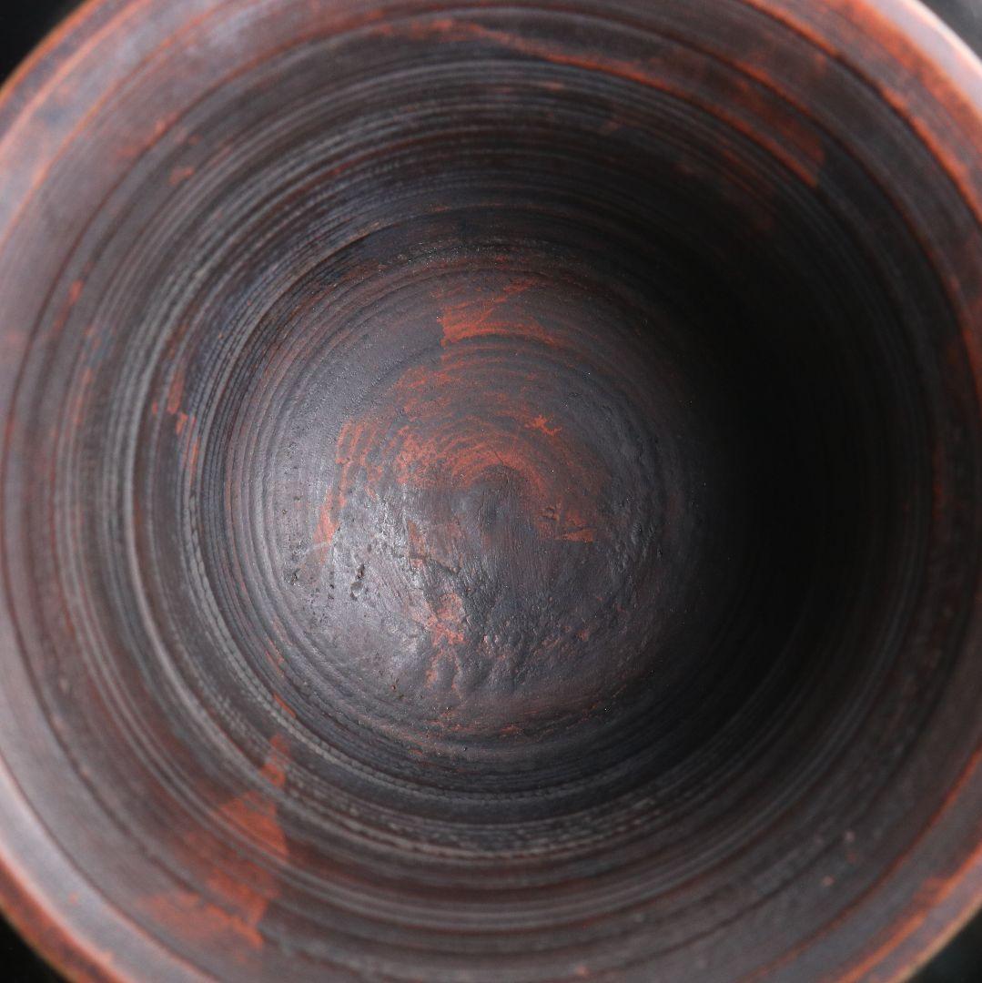 独楽菓子器 高杯 表千家十二代家元 惺斎書付 C749