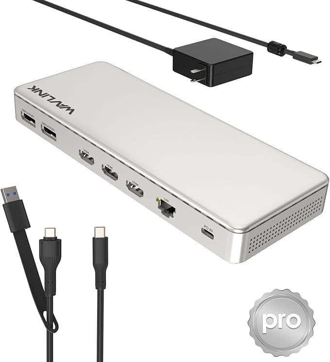 DisplayLink　トリプル4K@60Hzユニバーサルドッキングステーション Amazon.co.jp: WAVLINK DisplayLink対応 トリプル4K@60Hz ユニバーサル