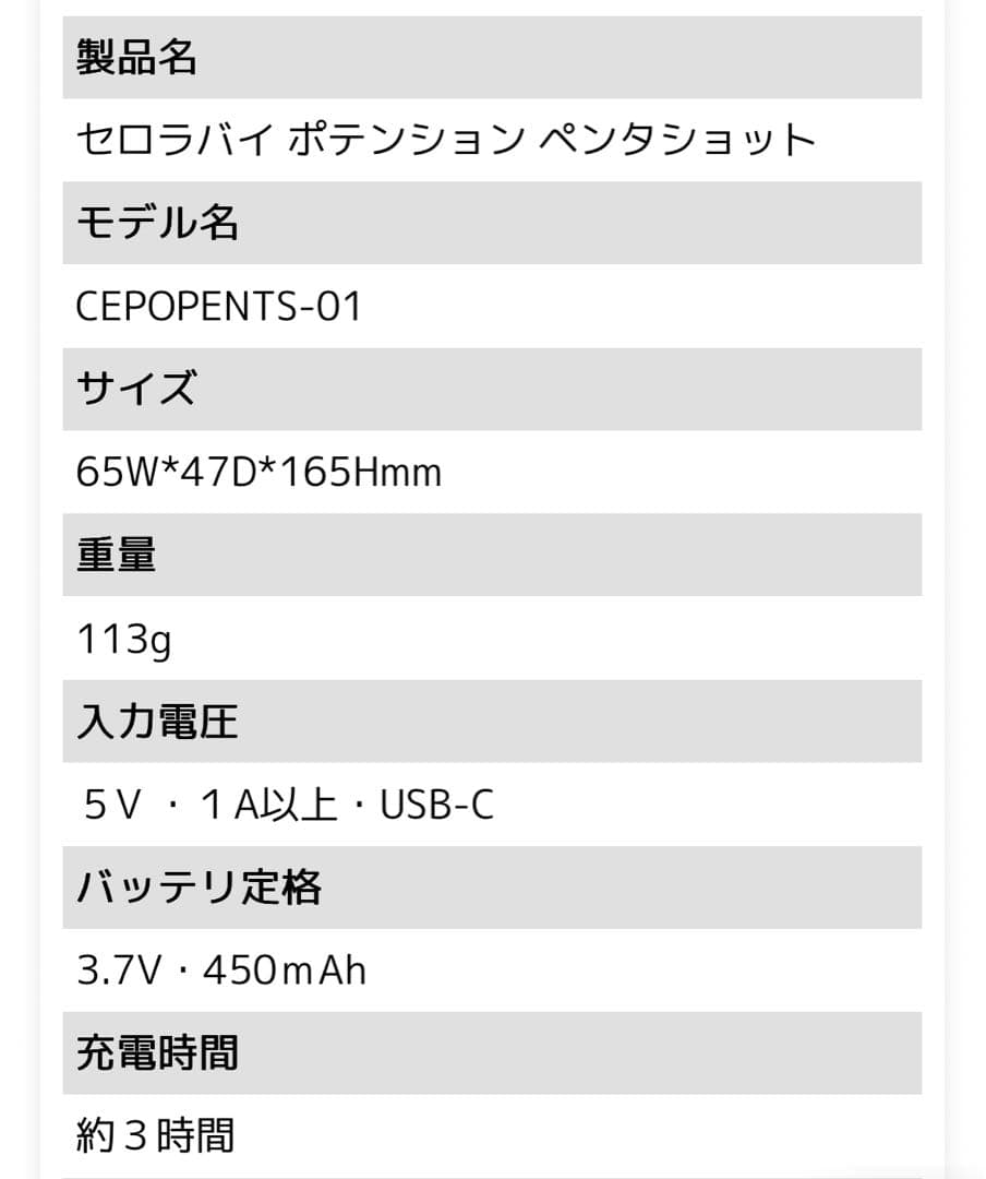 セロラバイ ポテンション ペンタショット　セラム付き