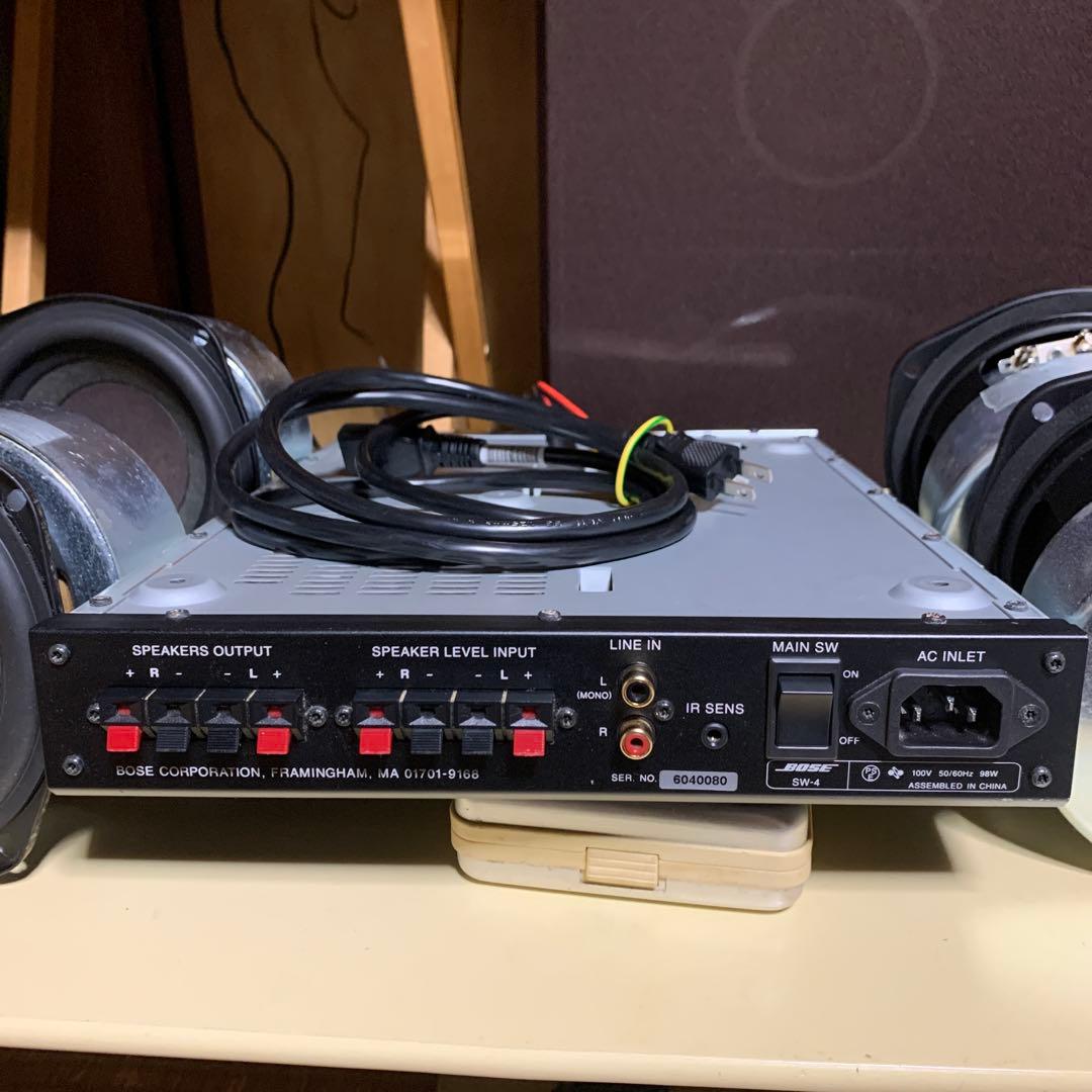 Bose、アンプ、スピーカー