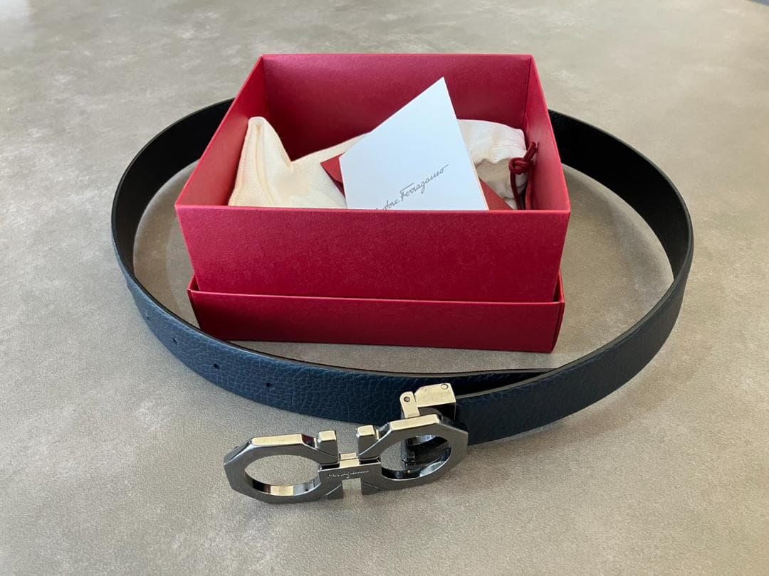 ⭐本月限定⭐ フェラガモ ダブルガンチーニベルト リバーシブル 八角形