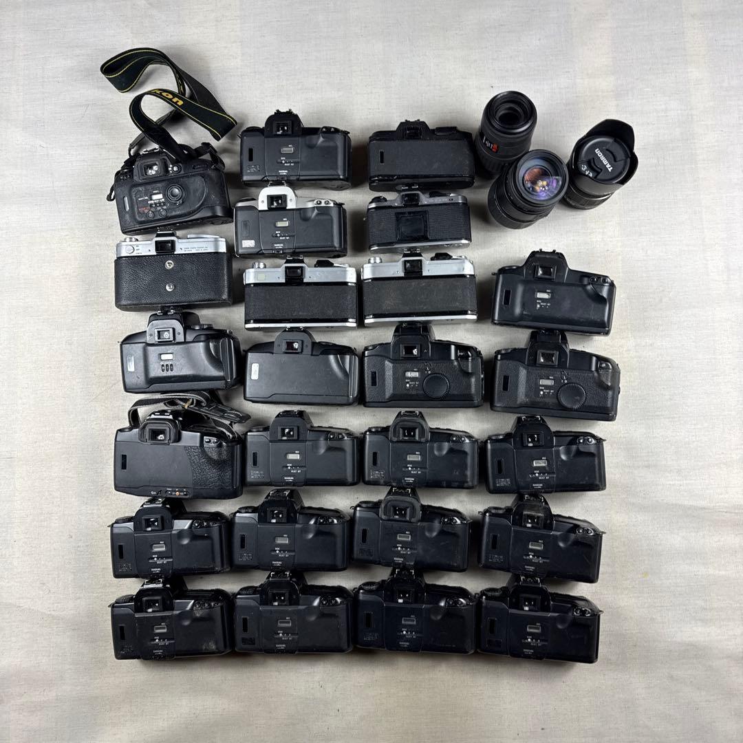 Canon Nikon フィルムカメラセット多数 25個 まとめ売り ジャンク