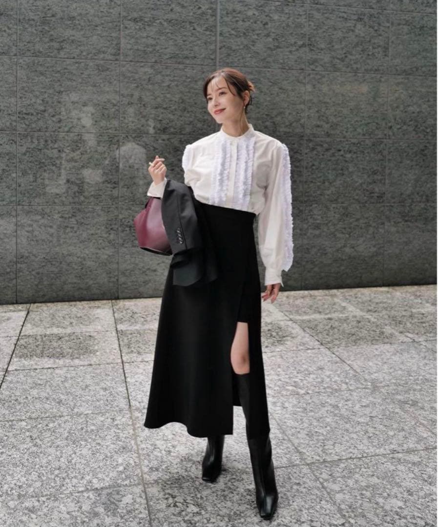 アニュアンス anuans アシンメトリーレイヤードスカート - メルカリ