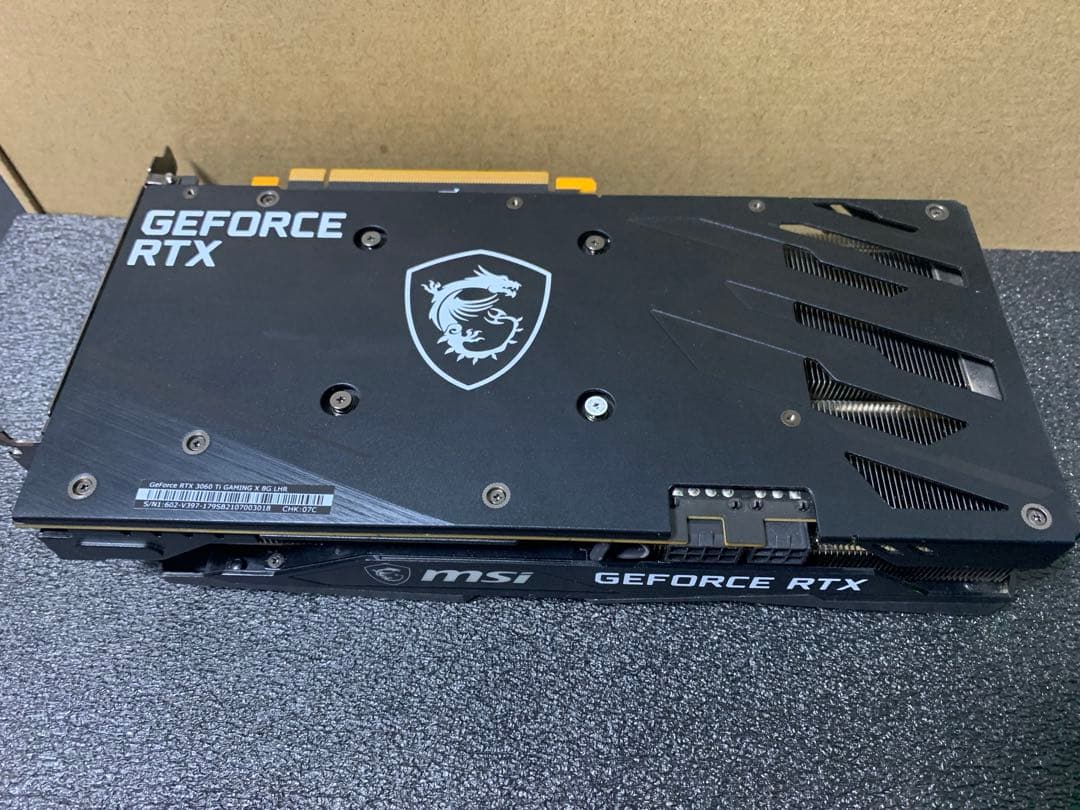 グラフィックボード・グラボ・ビデオカード MSI GeForce RTX 3060 Ti GAMING X 8G LHR