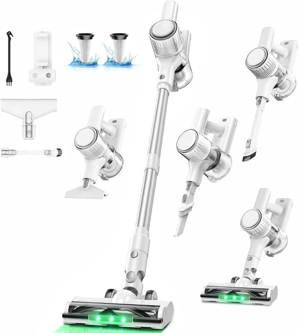 70【新品】掃除機 コードレス LEDライト付 低騒音　軽量　サイクロン 楽天市場】掃除機【楽天12連冠達成！吸引力完全進化70Kpa超強力!革新版