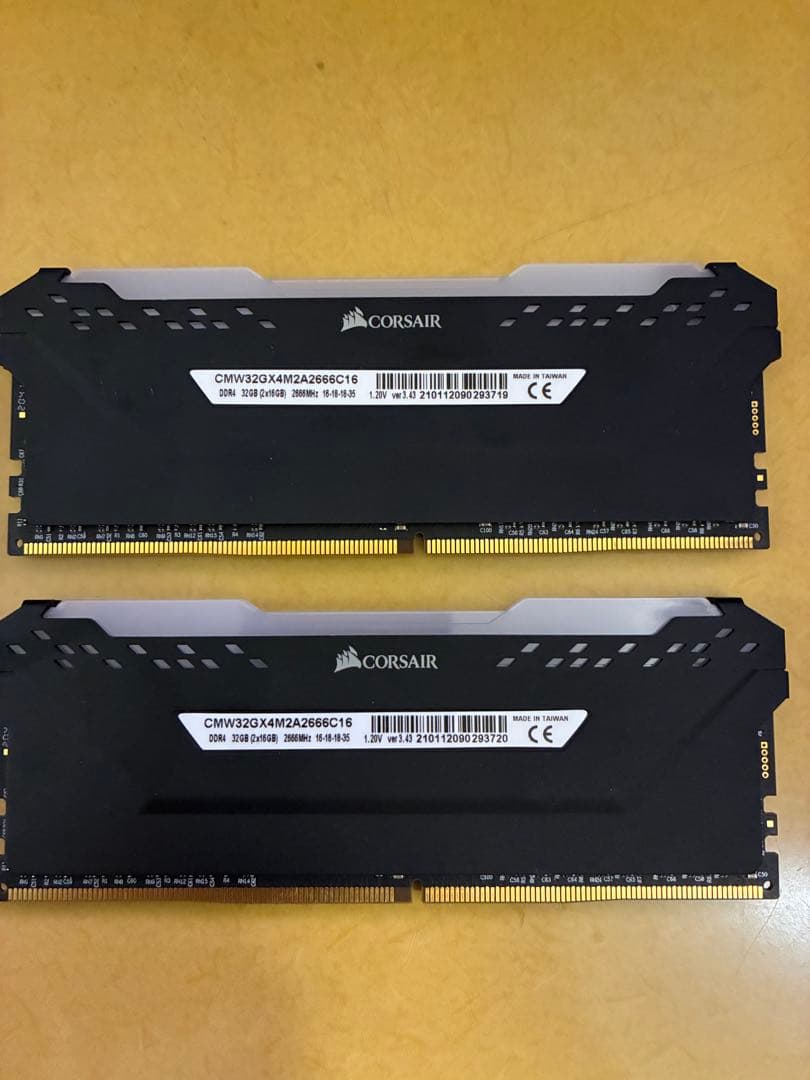 【動作確認済】CMW32GX4M2A2666C16 DDR4 32GB