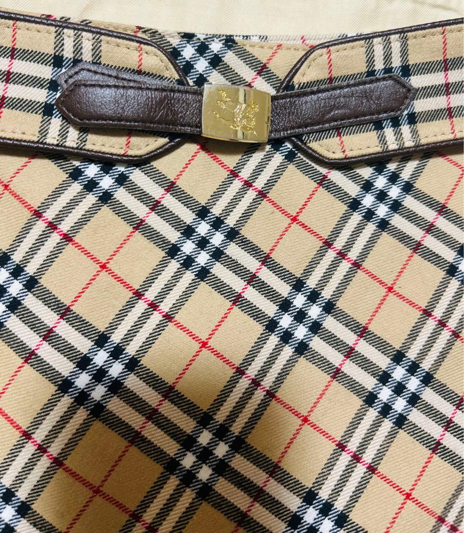 BURBERRY BLUE LABEL ノバチェック柄 ひざ丈スカート 36 - メルカリ