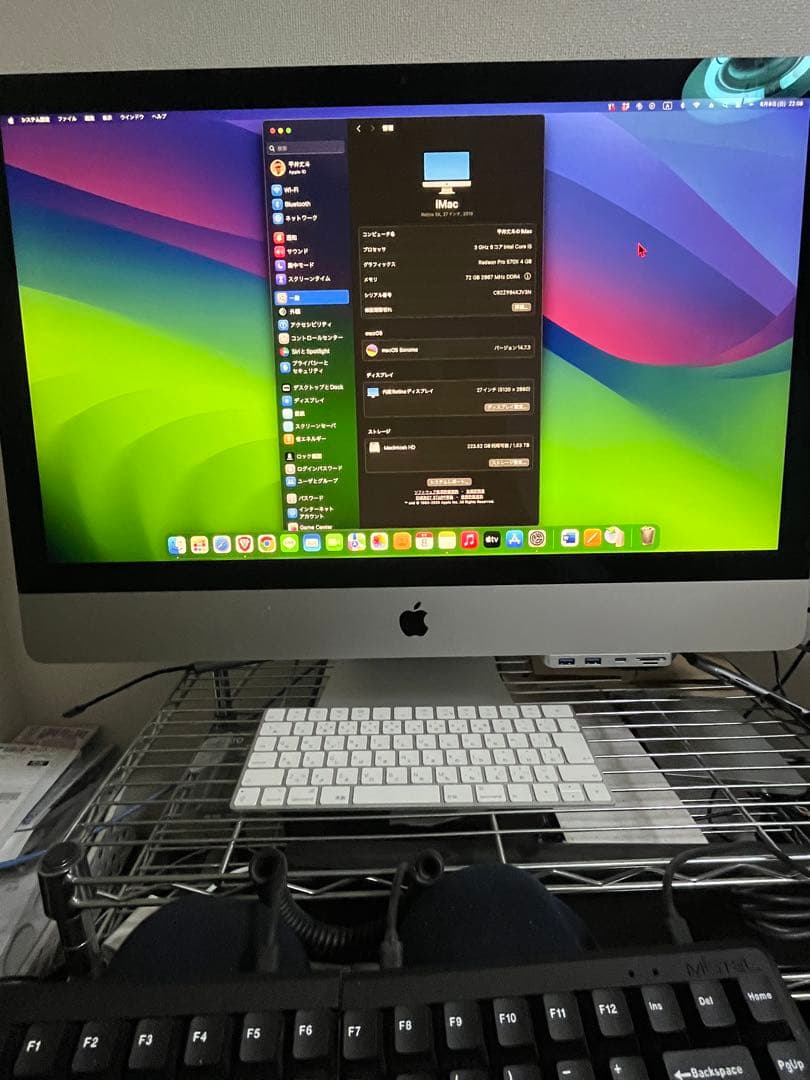 iMac Retina 5K 27” 72GB/1TB 3.9Ghz 2019年