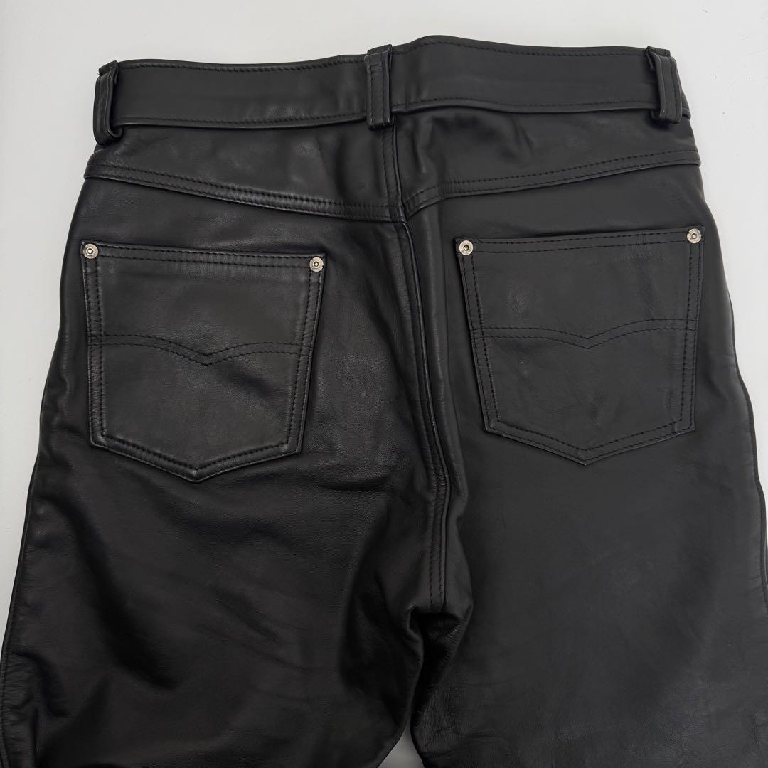 Schott USA製 w32 牛革 レザーパンツ ショット vintage - メルカリ