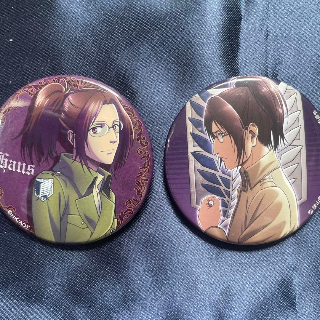 進撃の巨人 ハンジ・ゾエ まとめ売り 缶バッジ アクリルスタンド 41点