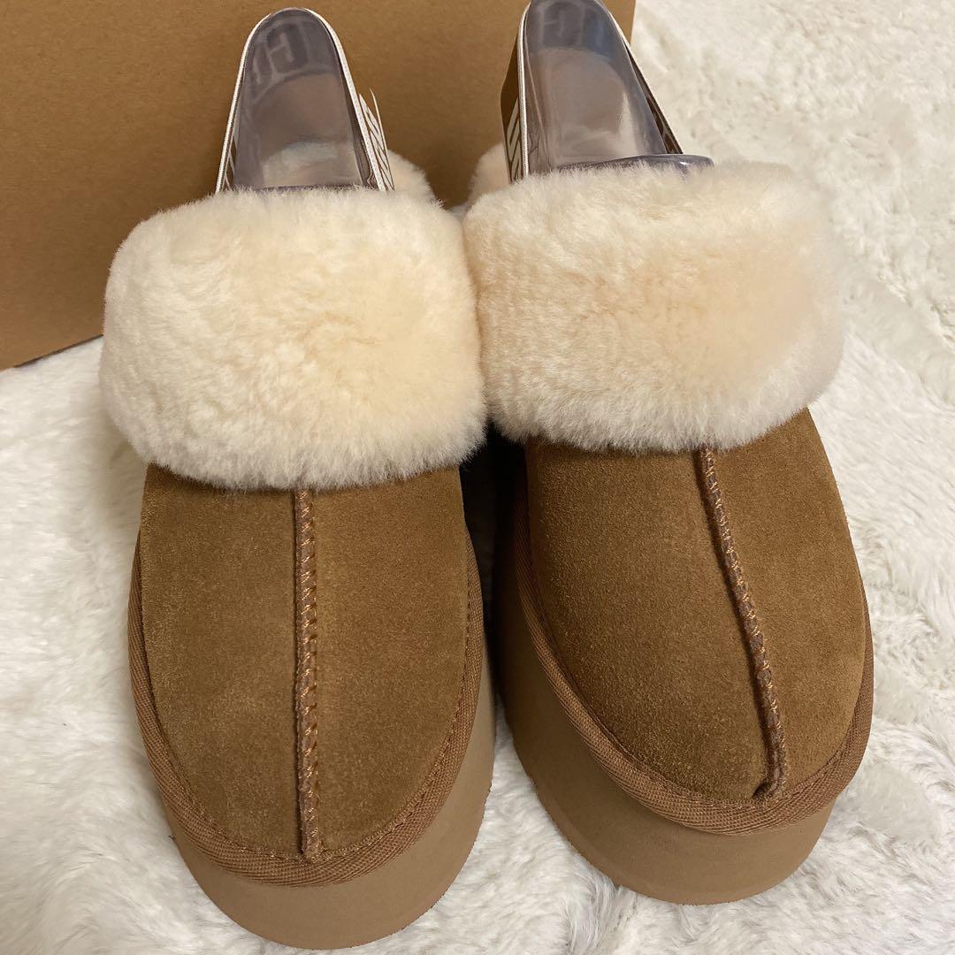 ☆本物保証☆UGG ファンケットUS8 25㎝ チェスナット 新品未使用 完売