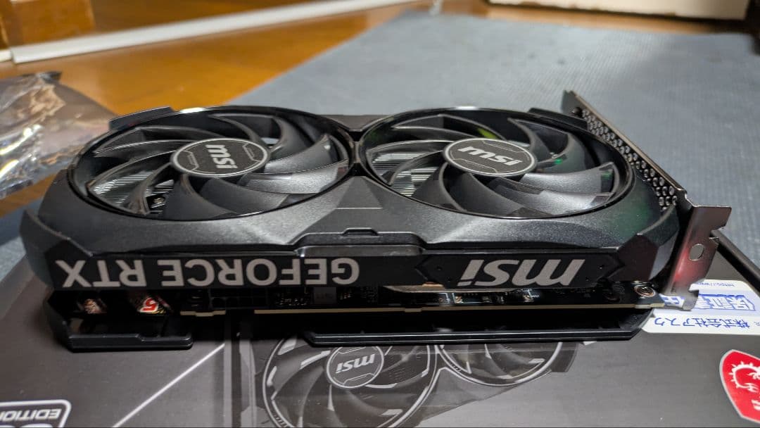 グラフィックボード・グラボ・ビデオカード MSI GeForce RTX 4060 Ti Ventus 2X