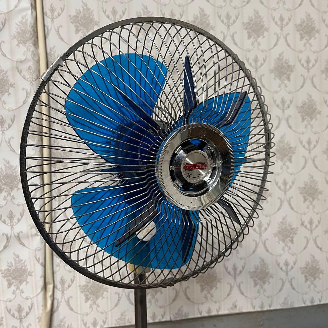 【アンティーク】昭和レトロ HITACHI さわ風 H-30FK 日立 当時物