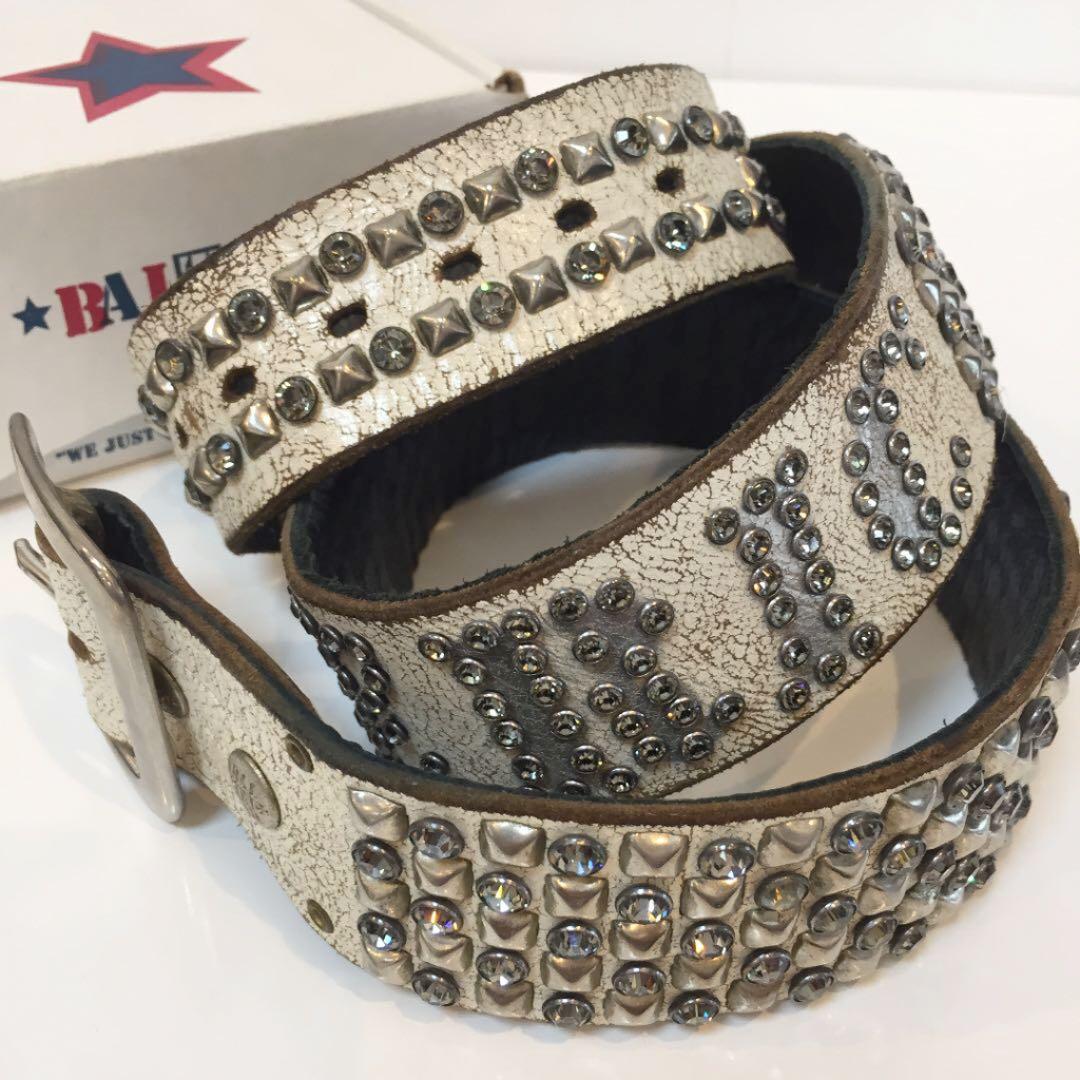 ヒステリックグラマー 本革ブラックスワロフスキーベルト - メルカリ