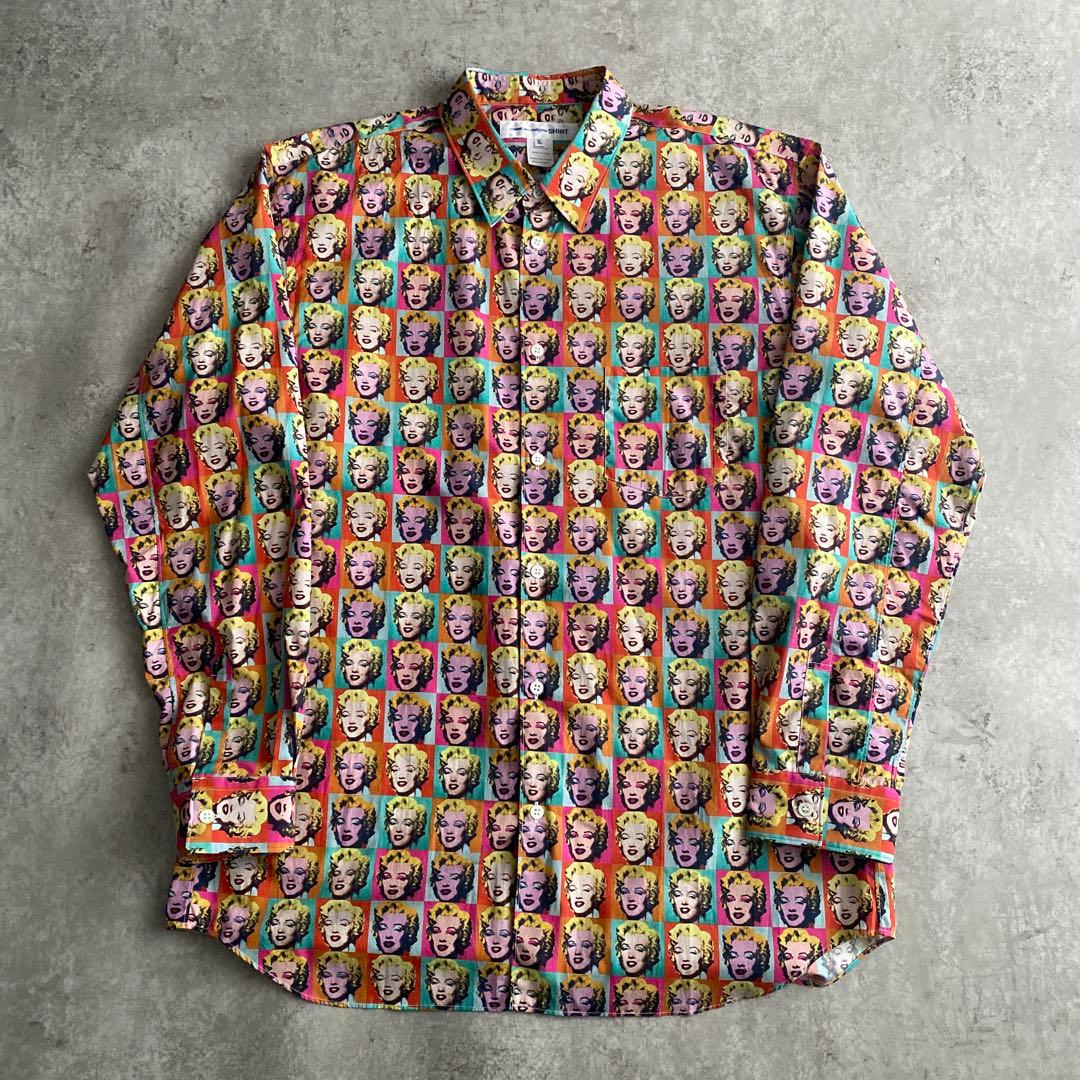 24SS コム デ ギャルソン シャツ アンディ ウォーホル フランス製 XL コム デ ギャルソン・シャツ 2024年春夏コレクション | Hypebeast.JP