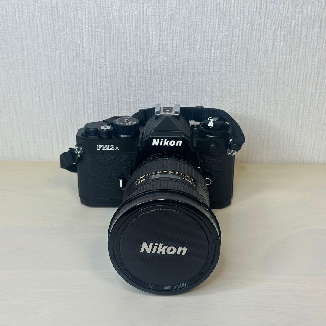 【専用】Nikon FM3A 一眼レフカメラ + レンズ Nikon FM3Aは最高のMFフィルム一眼レフカメラだと思う。｜ささじあきひで