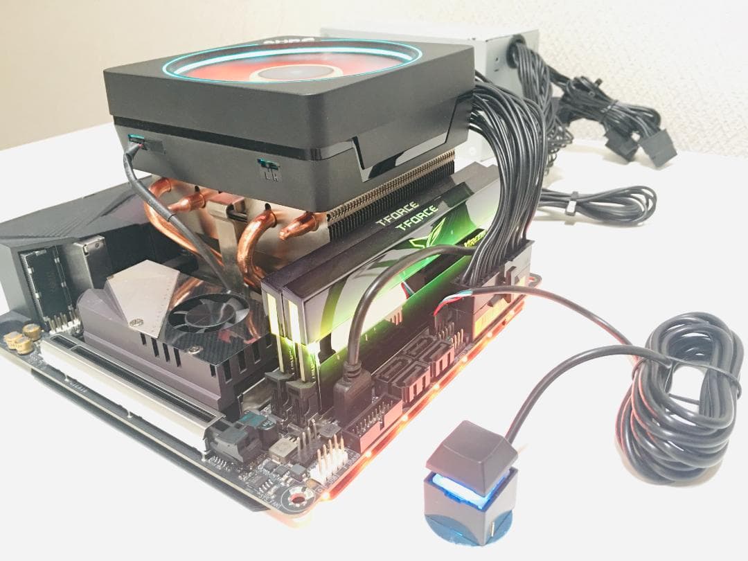 RYZEN 7 5700G■X570 ITX■4800MHzメモリ■電源セット