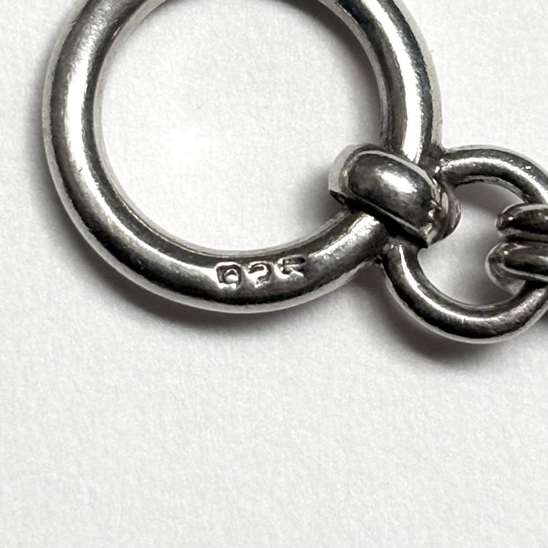 メキシコ製 taxco ヴィンテージ ダブルノットリンクブレスレット 925