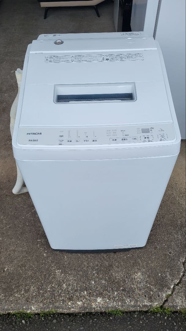HITACHI洗濯機✨7キロ 2023年✨ 日立（HITACHI） 洗濯機 縦型 7kg 全自動洗濯機 ビートウォッシュ BW
