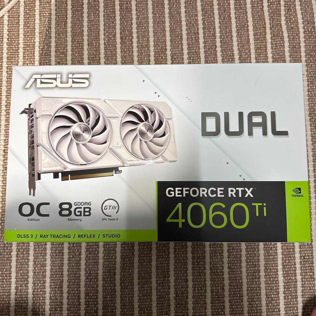 【未開封】ASUS GEFORCE RTX 4060 Ti 8GB OC Amazon.com: ASUS Dual GeForce RTX™ 4060 Ti OC Edition 8GB GDDR6
