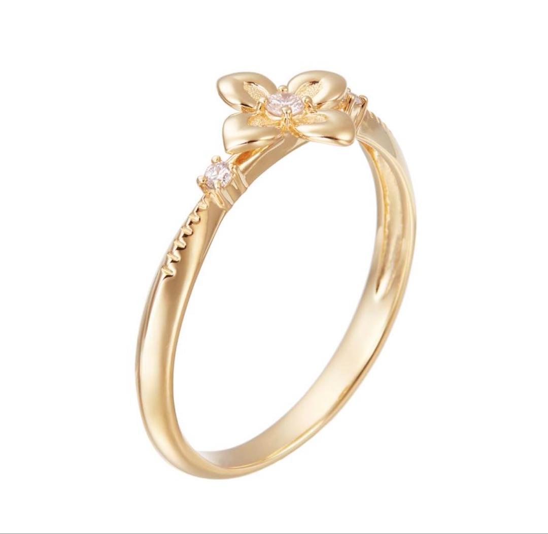 1回試着のみ11号】K10 ダイヤモンドリング ジュエリーツツミ - メルカリ