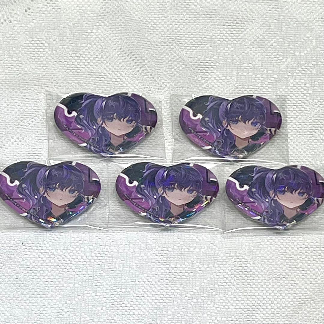 プロセカ 朝比奈まふゆ ハート型缶バッジ バッチ Iなんです 5点 - メルカリ