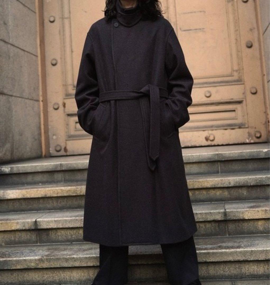 SMOOTH HERRINGBONE MAXI OVER COAT - メルカリ