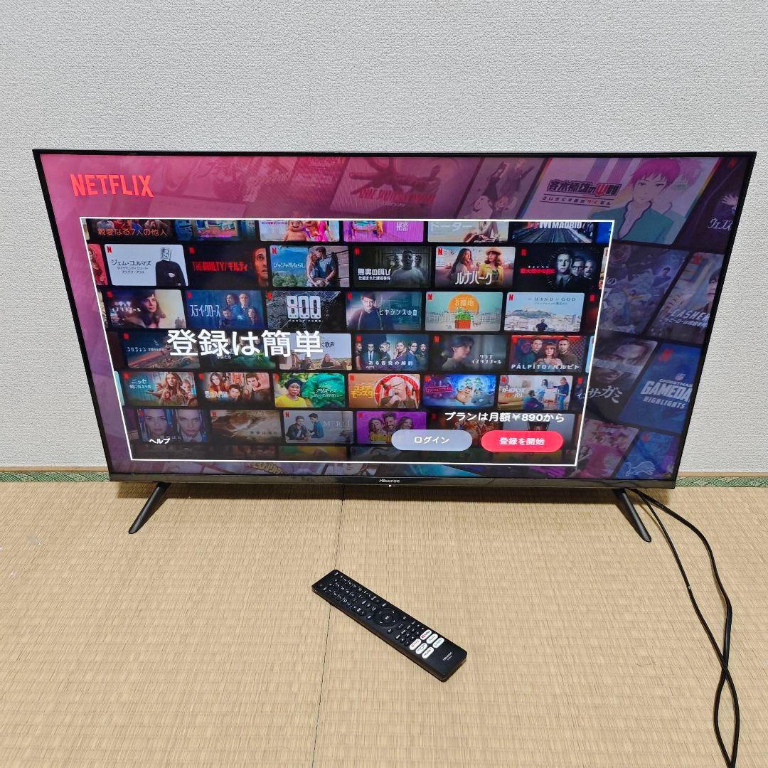 スマートテレビ40型 ハイセンス ネット動画️⭕️地上波 24年製✨新品