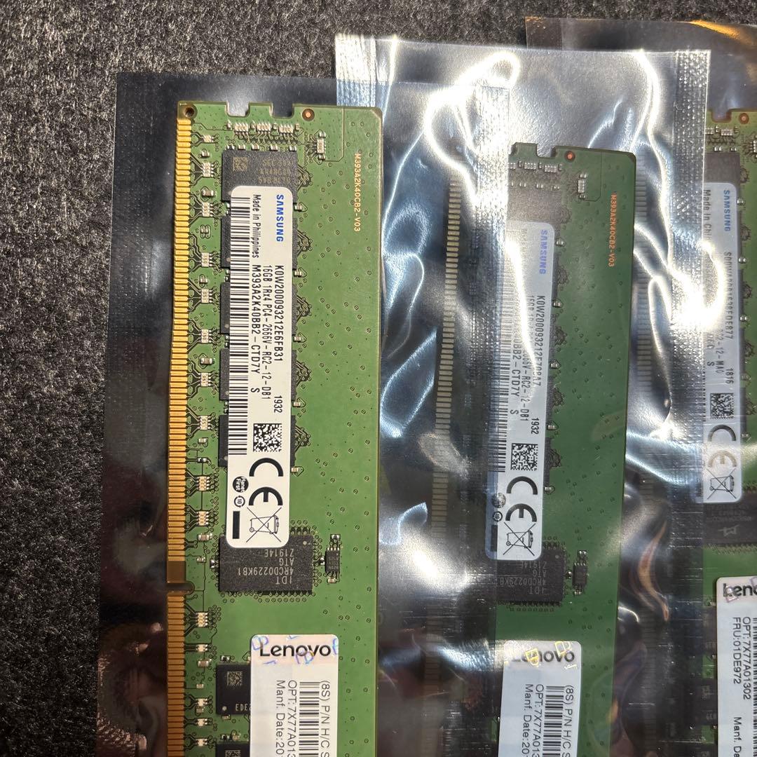 サーバー用メモリー　DDR4 64GB (16GB x4枚)