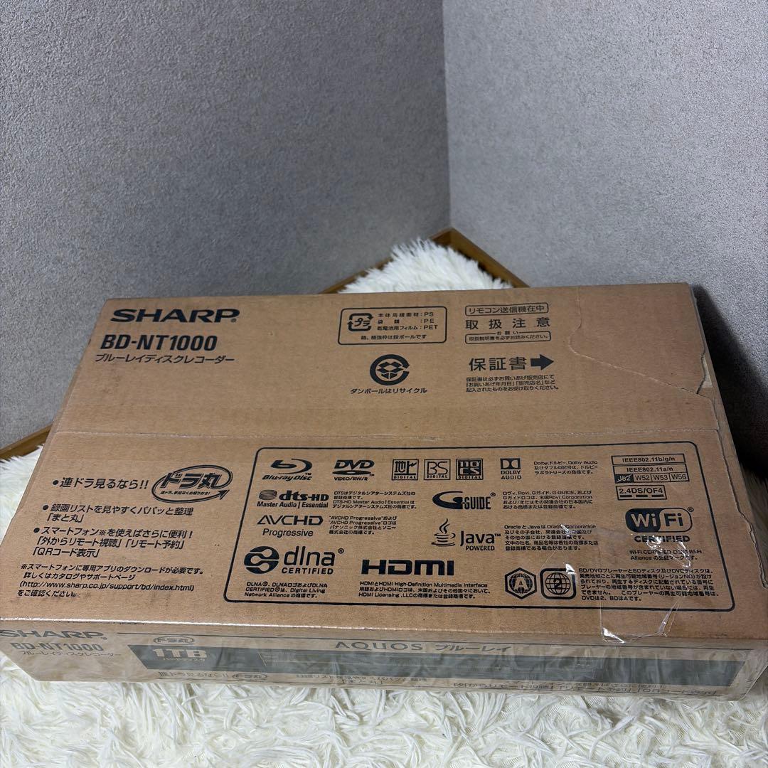 【新品未開封】SHARP BD-NT1000 ブルーレイプレーヤー