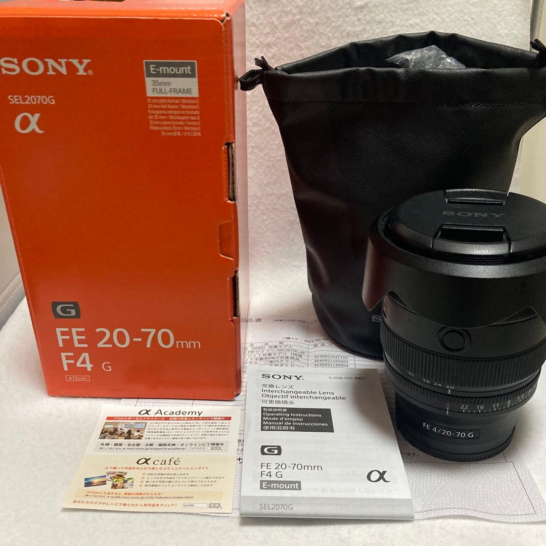 美品 SONY ソニー FE 20 70 F4 24年 5月 ワイド保証 SONY - 美品 SONY ソニー FE 20 70 F4 24年 5月 ワイド保証の通販 by