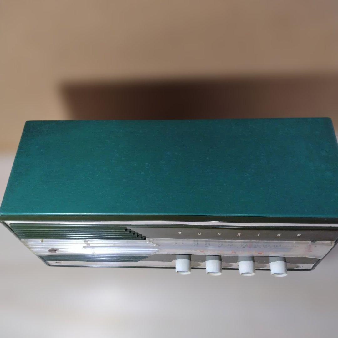 昭和レトロマツダラジオうぐいすQS TOSHIBA5UD-241型真空管ラジオ